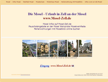 Tablet Screenshot of mosel-zell.de